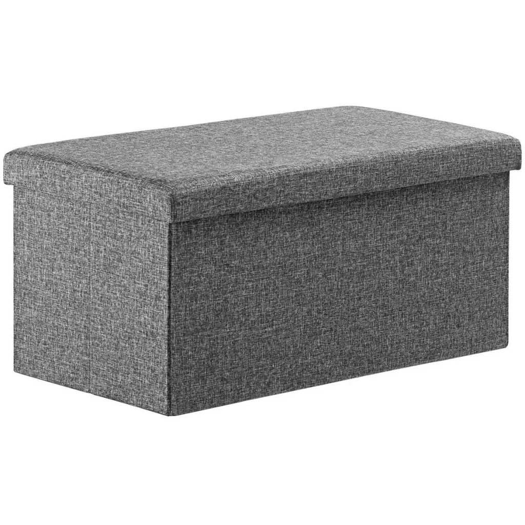 Sofa mit Stauraum - klappbar - MDF - 80x40x40cm - GREY