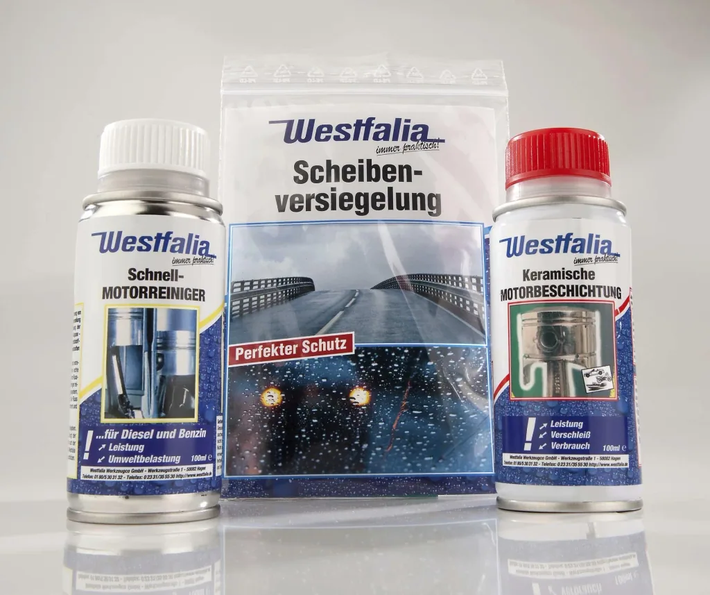 Keramische Motorbehandlung, Motorreiniger + Scheibenversiegelung Nano Set