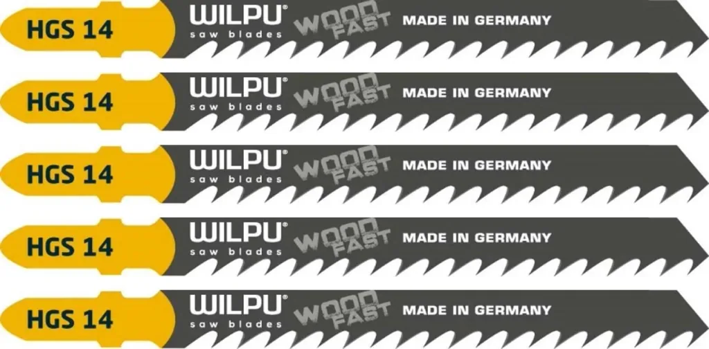 5 tlg. Stichsägeblatt - Set für Holz