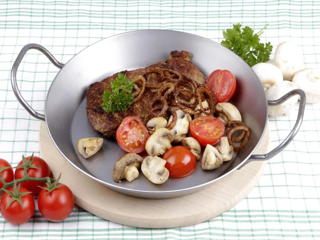 Gesundheits-Eisenpfanne mit Griffen, 32cm