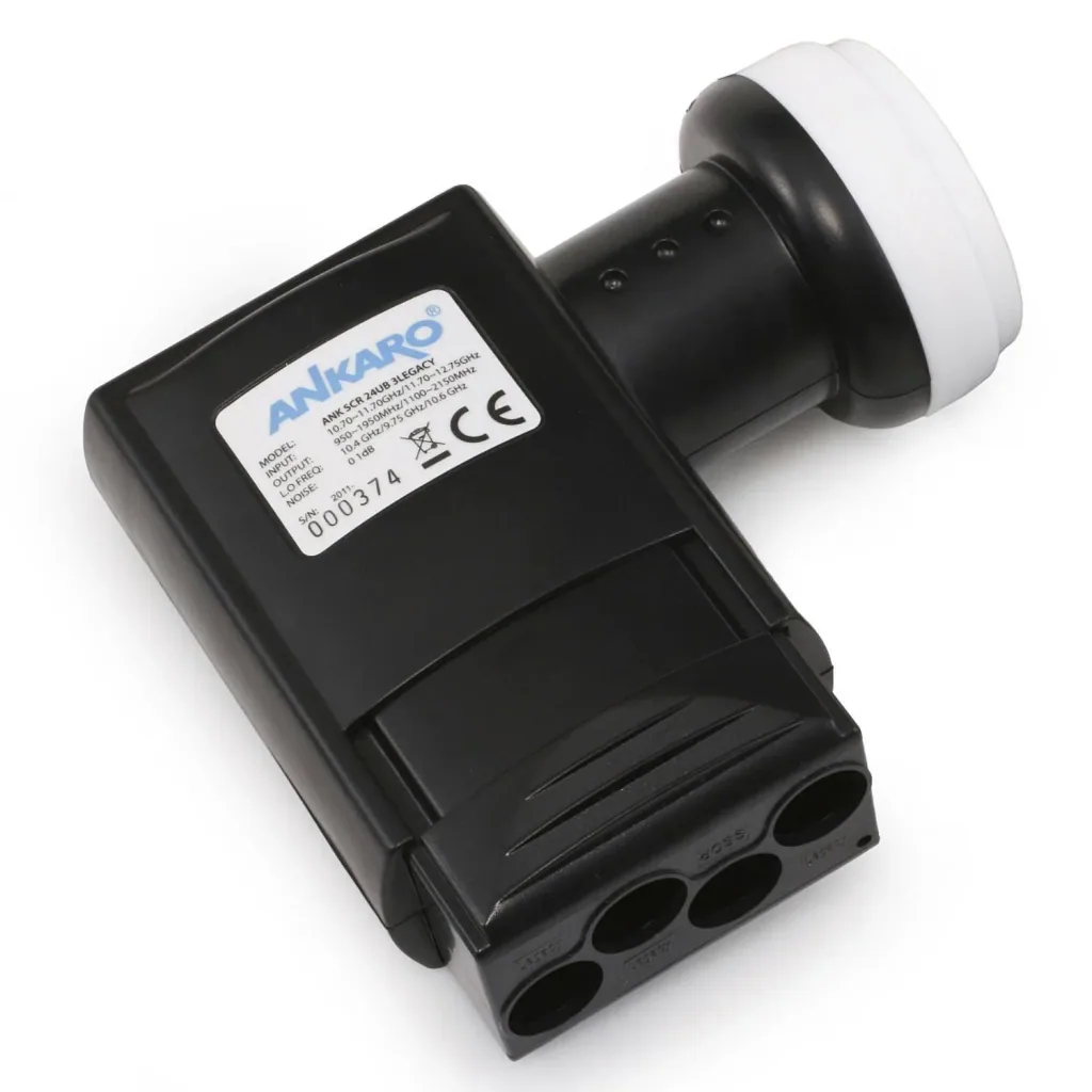 Einkabel LNB für 24x Unicable Receiver und 3 Standard Ausgänge
