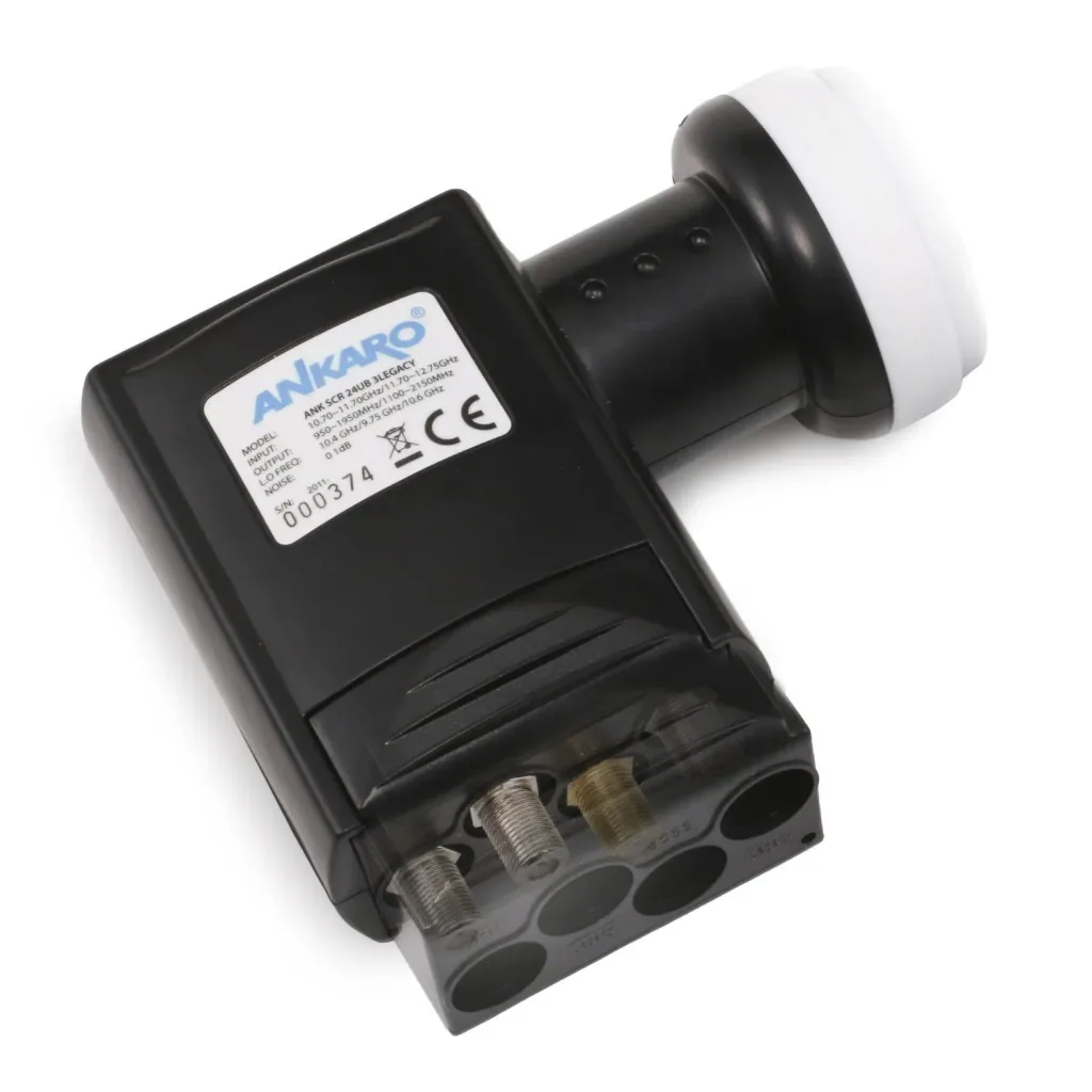 Einkabel LNB für 24x Unicable Receiver und 3 Standard Ausgänge