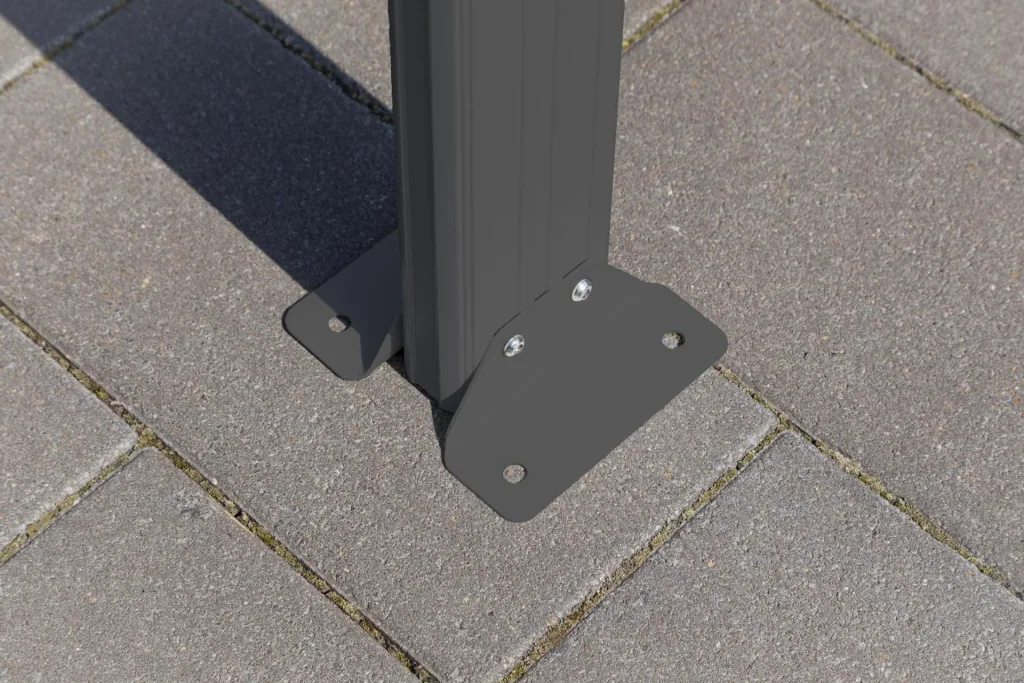 Westmann Carport Helsinki, 305×503×232 cm, Anthrazit – Aluminium mit Polycarbonatdach