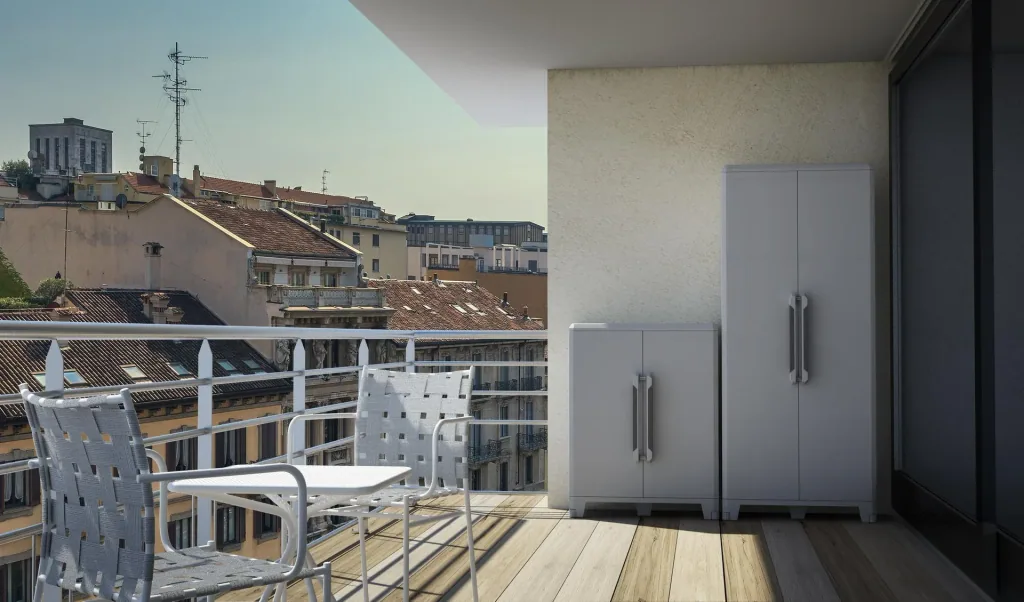Transforming Kunststoffschrank Modular 2 für den Außen- und Innenbereich