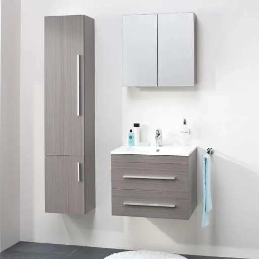 Badezimmermöbel Style 60cm - Gris Eiche