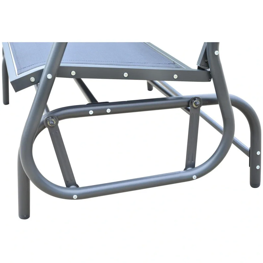 Schaukelbank 2-Sitzer Gartenbank Metall