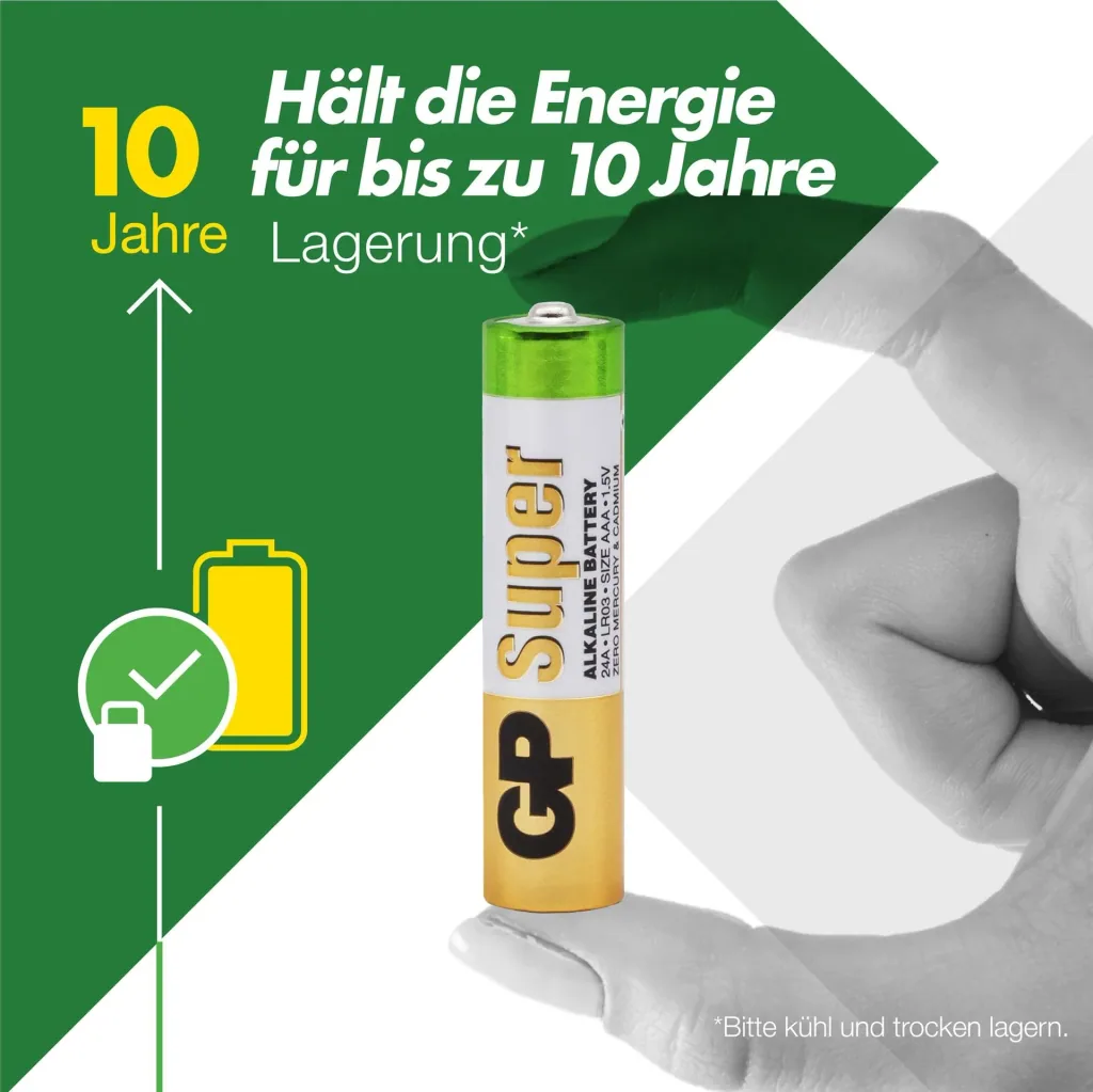 SUPER Micro (AAA) Alkaline Batterien - 20 Stück