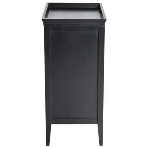 Weinregal Weinschrank 3 Ebenen 15 Flaschen mit Schublade Schwarz