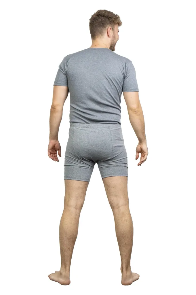 Retroshorts, dunkelgrau/melange, Gr.M