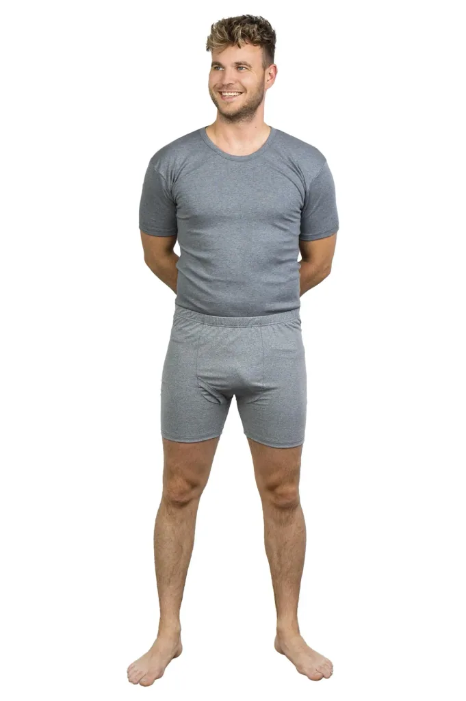 Retroshorts, dunkelgrau/melange, Gr.M