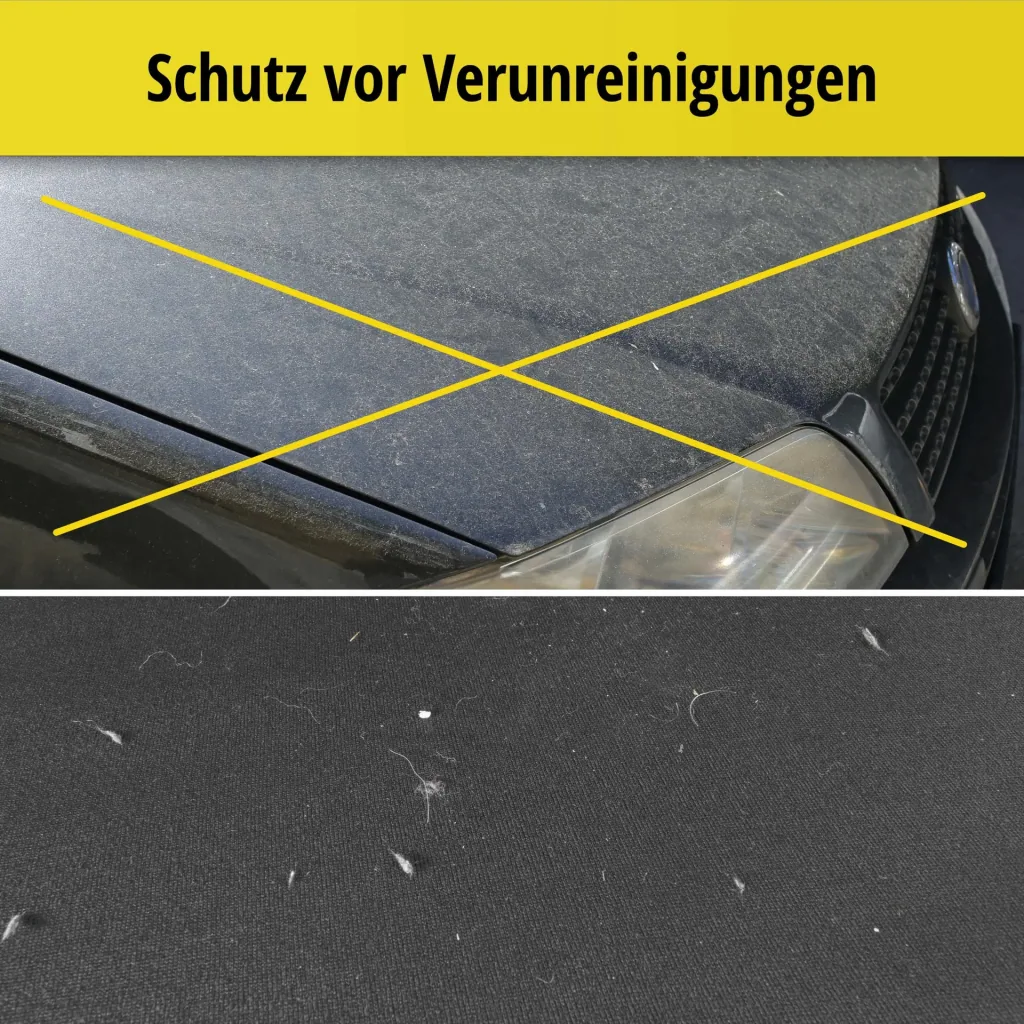Autoabdeckplane indoor soft - Größe 2 - 401x455x140cm - PES - Elasthan
