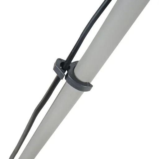 Stehlampe Tripod Schlafzimmer Standleuchte Stehleuchte 40W Metall grau ?48 x 156 cm