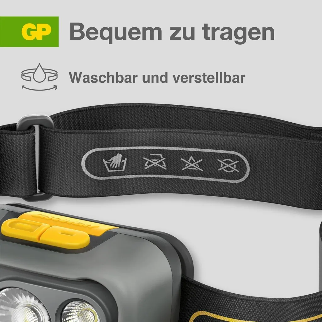 DISCOVERY Stirnleuchte mit Bewegungssensor und 375 Lumen, IPX5