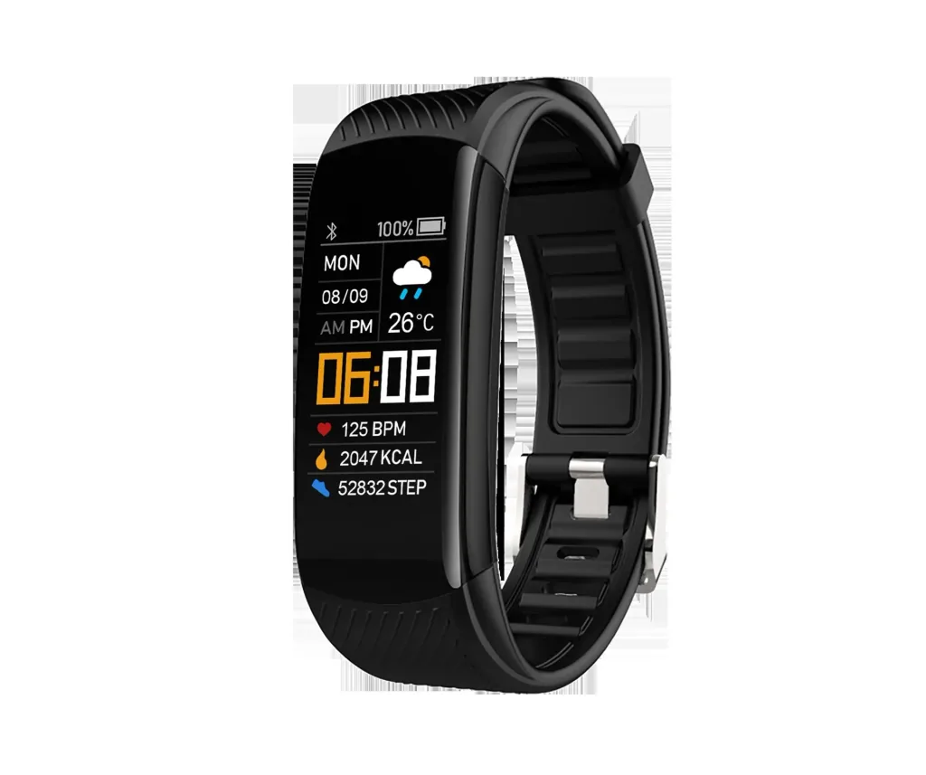 Fitnessarmband mit Herzsensor und Blutdrucksensor