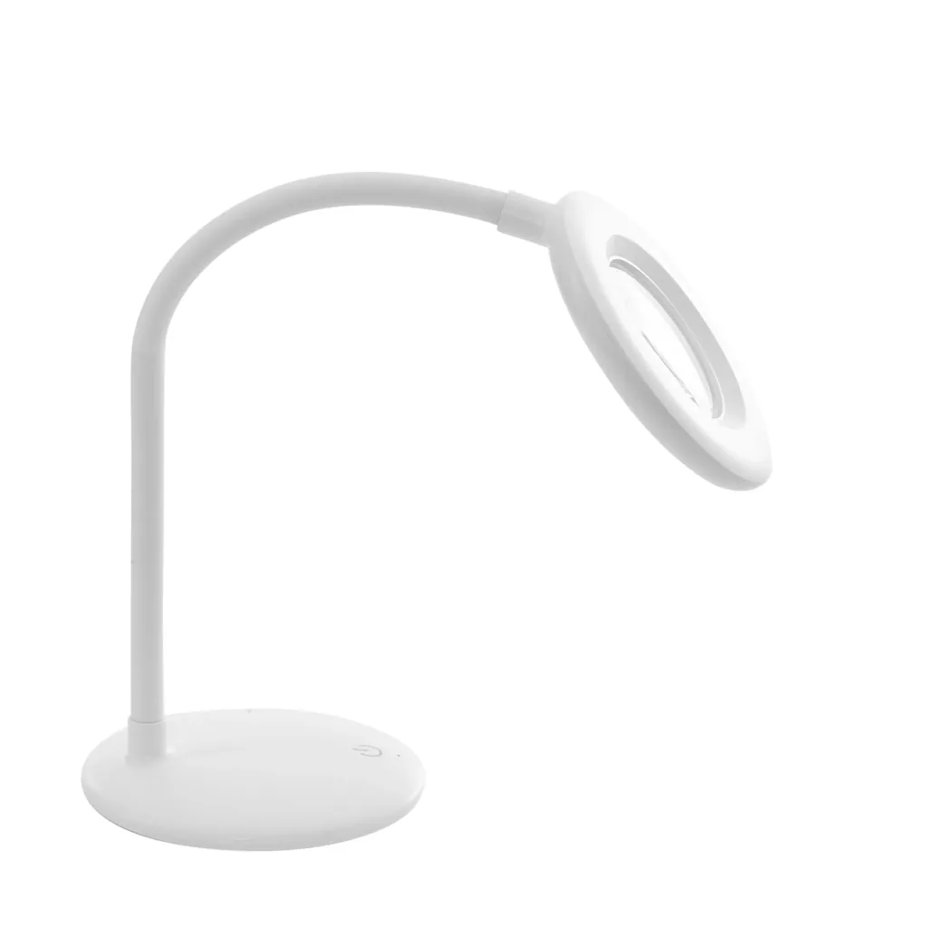 LED-Lupenlampe „Magic Vision“, mit Standfuß, Weiß