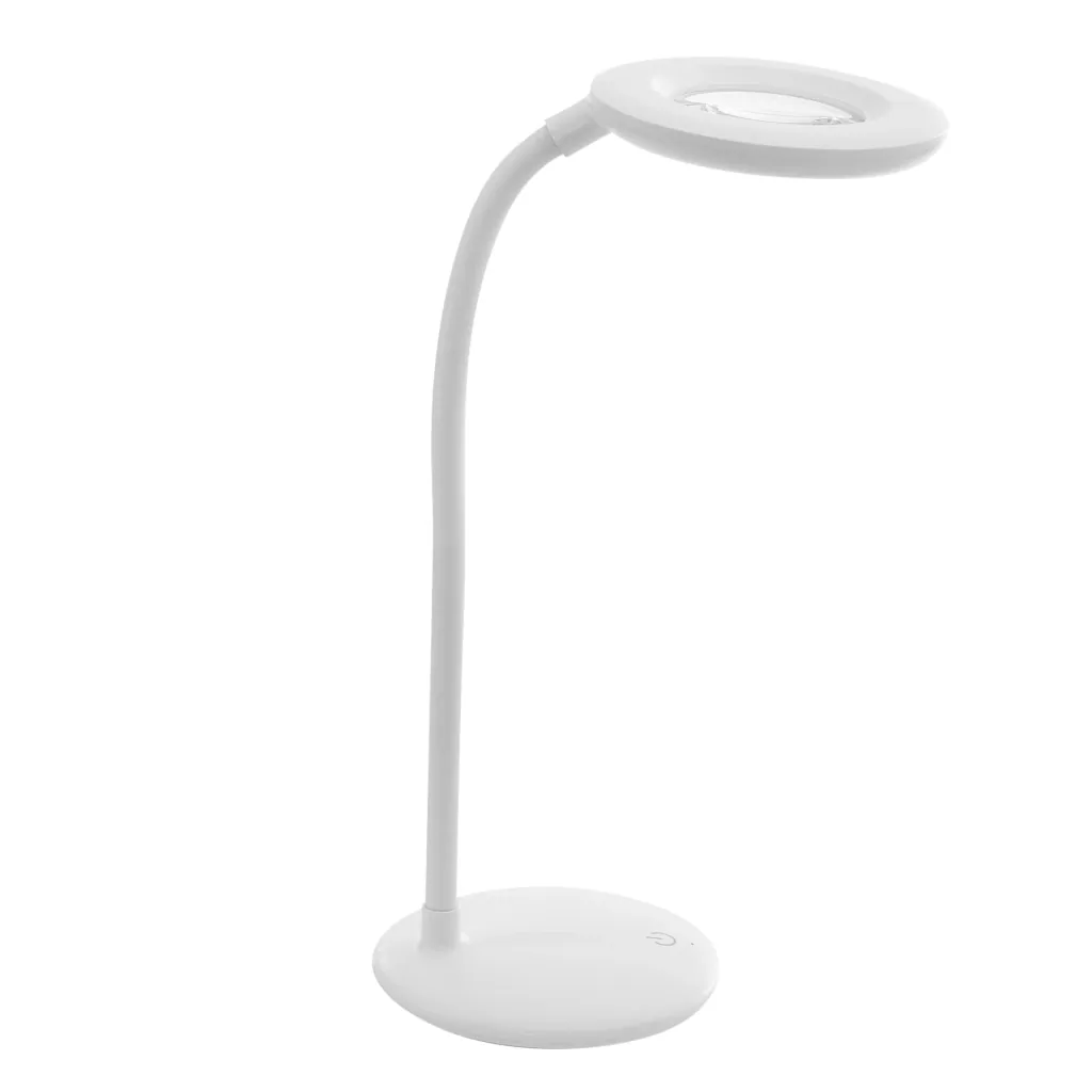 LED-Lupenlampe „Magic Vision“, mit Standfuß, Weiß