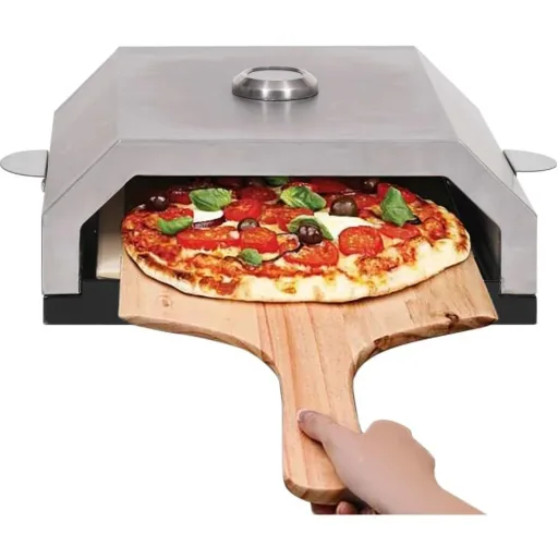 Pizzaofen mit Keramikstein für Gas-/Kohlegrill