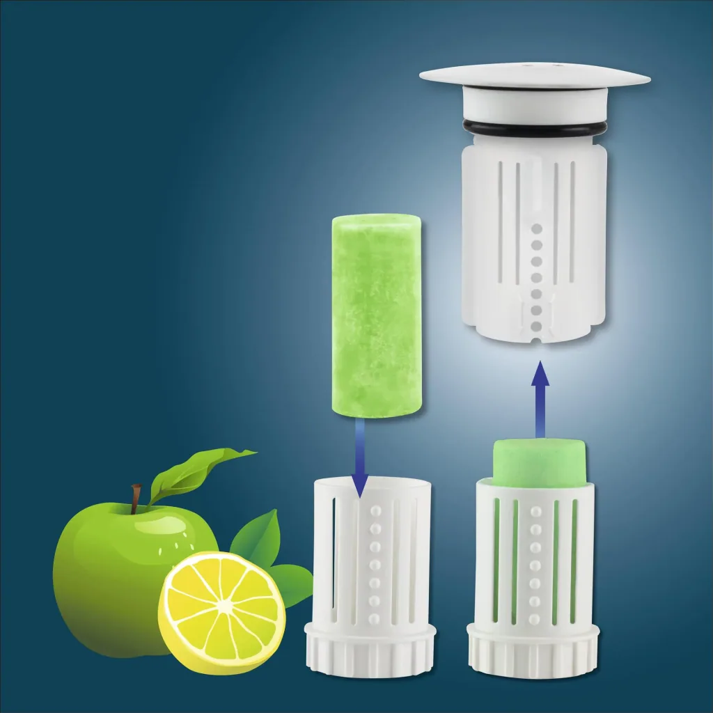 Abfluss-Fee Duftsteine 4er Set für LED-Abflussstopfen