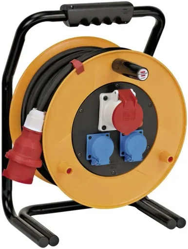 CEE Kabeltrommel Brobusta IP44, Durchmesser 320mm, 30m RN Kabel