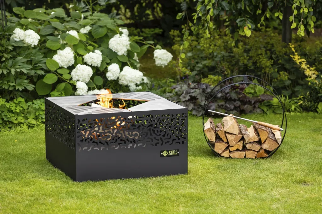 Feu du Jardin Holzregal ROUND