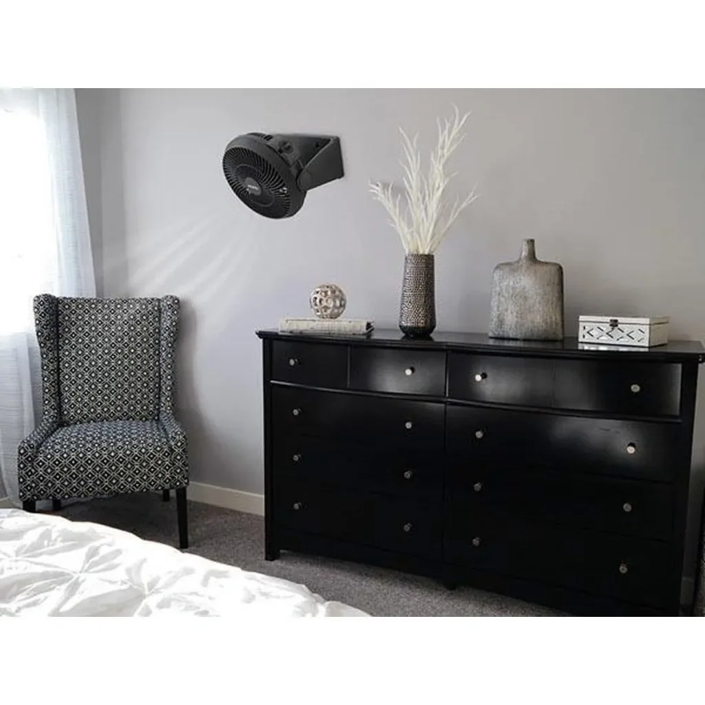 NL Boden- und Wandventilator ABS - Ø30cm - Schwarz - 35W