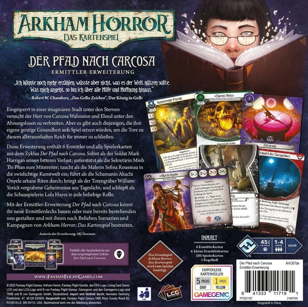 Arkham Horror Das Kartenspiel - Der Pfad nach Carcosa (Ermittler-Erweiterung)