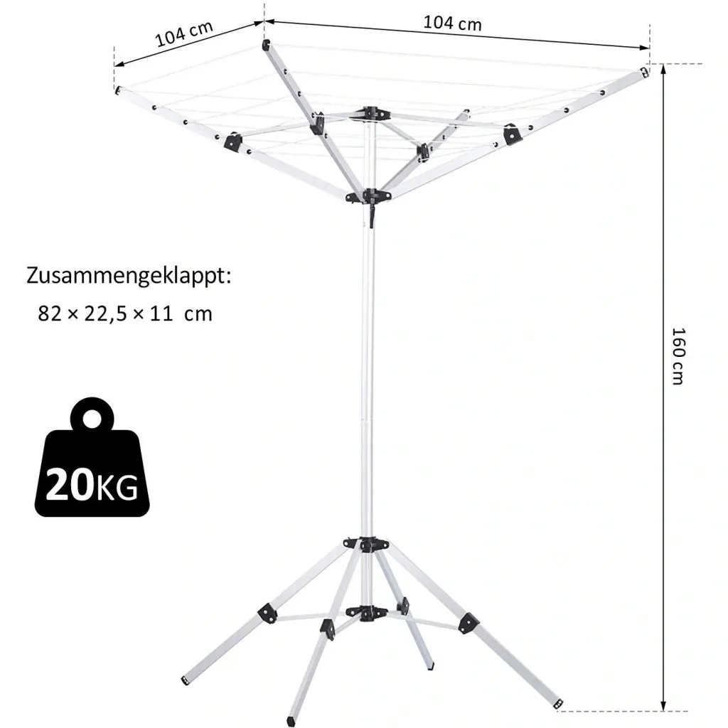 Wäschespinne klappbar