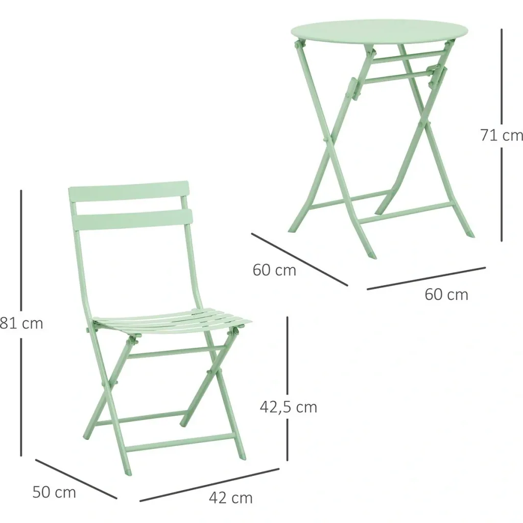 Gartenset 3 teilig grün
