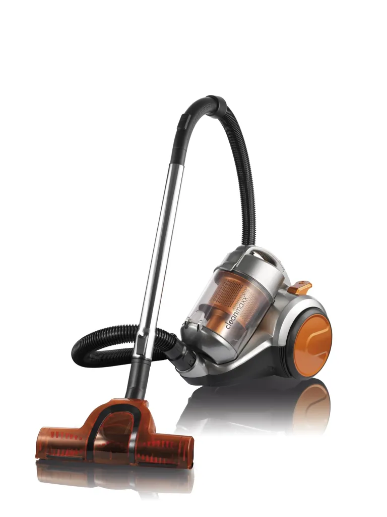 Zyklon-Staubsauger "Pet Star", mit 6-teiligem Jumbo-Düsen-Set, inklusive Tierhaardüse, 700 Watt, Silberfarben/ Orange