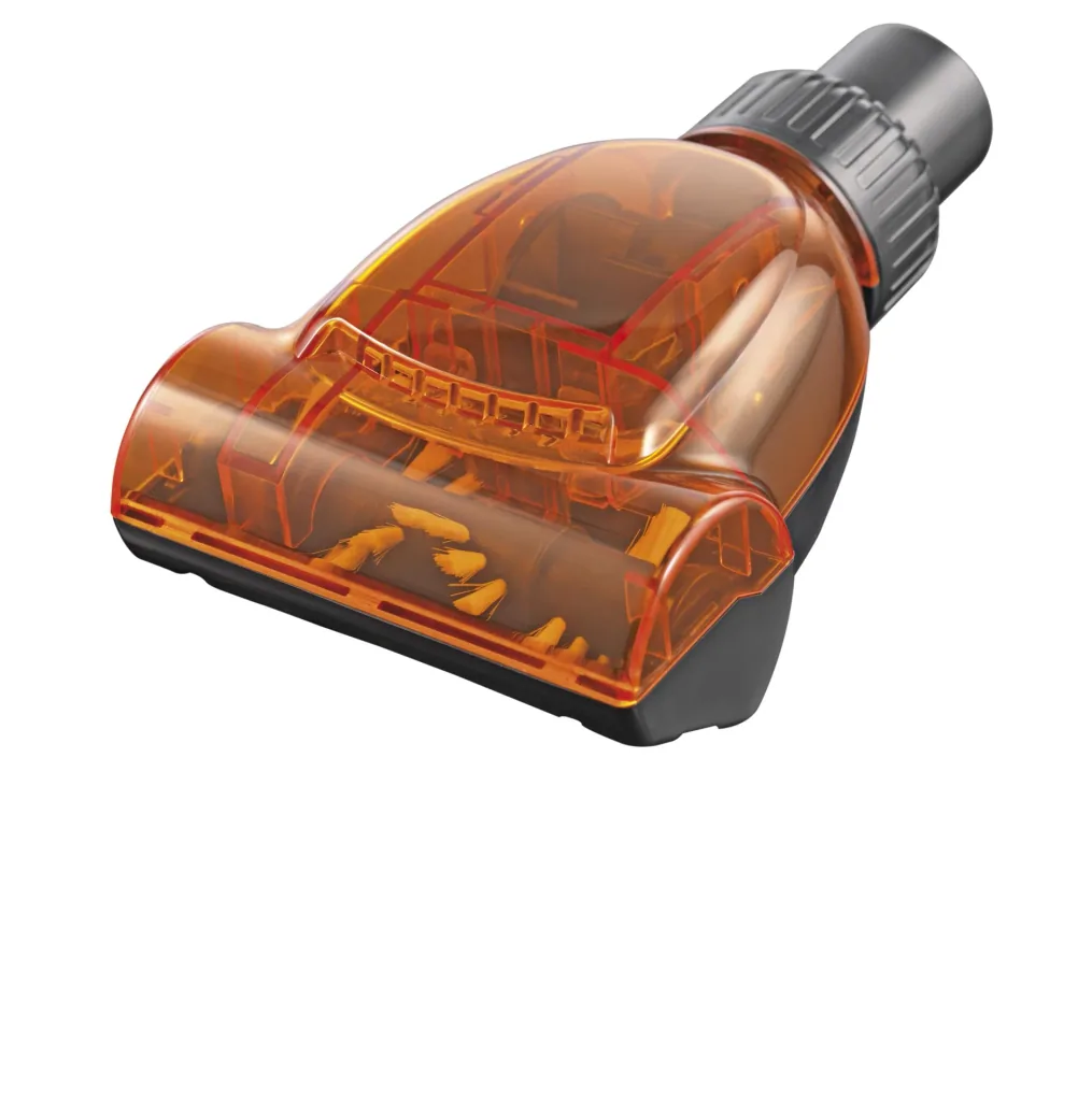 Zyklon-Staubsauger "Pet Star", mit 6-teiligem Jumbo-Düsen-Set, inklusive Tierhaardüse, 700 Watt, Silberfarben/ Orange