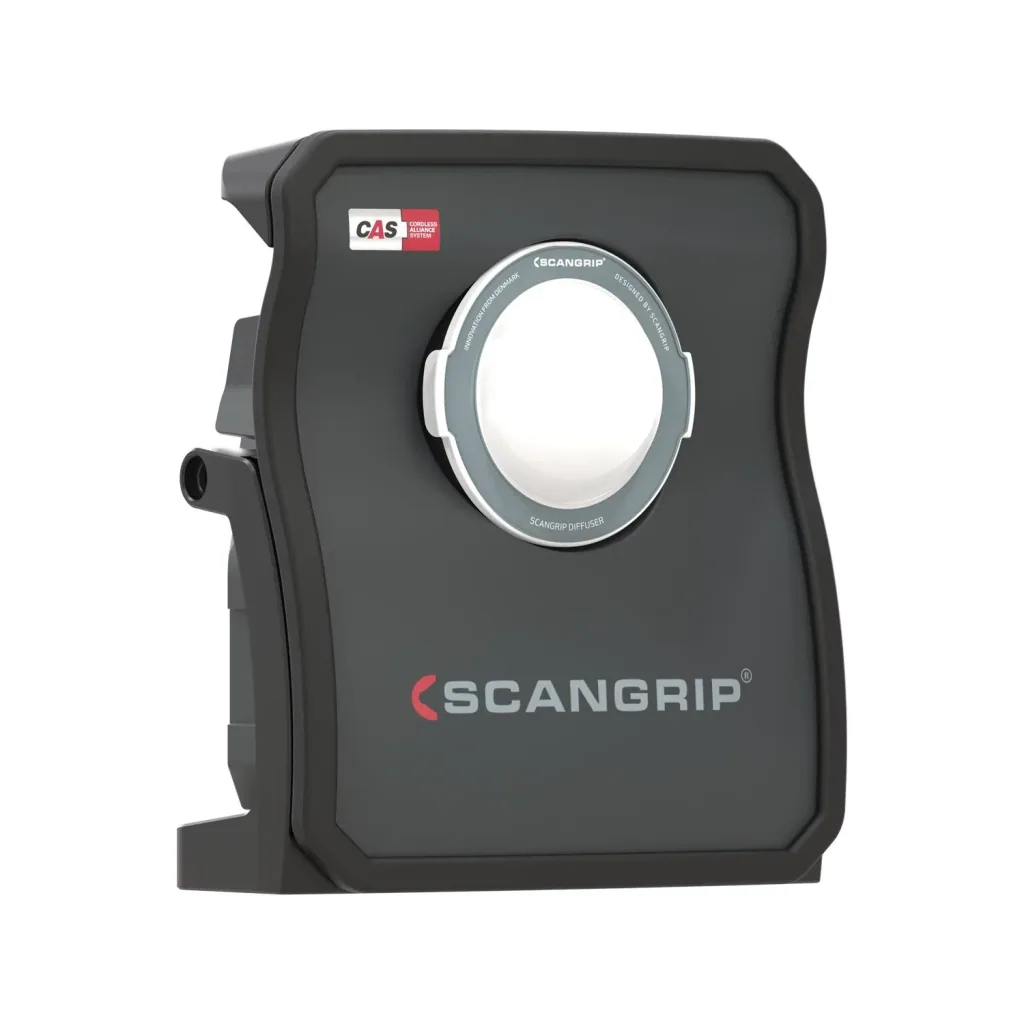 Handflutlichtstrahler NOVA 10 CAS + Scangrip CAS Netzgerät + abnehmbarem Diffuser L