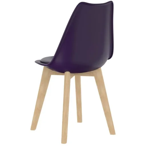 Esstischstühle 2tlg. Kunststoff flieder