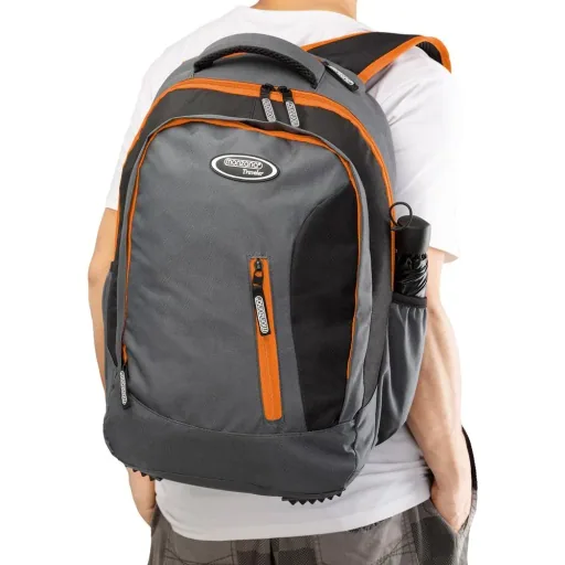 Sport- und Freizeit Rucksack 35L grau/orange