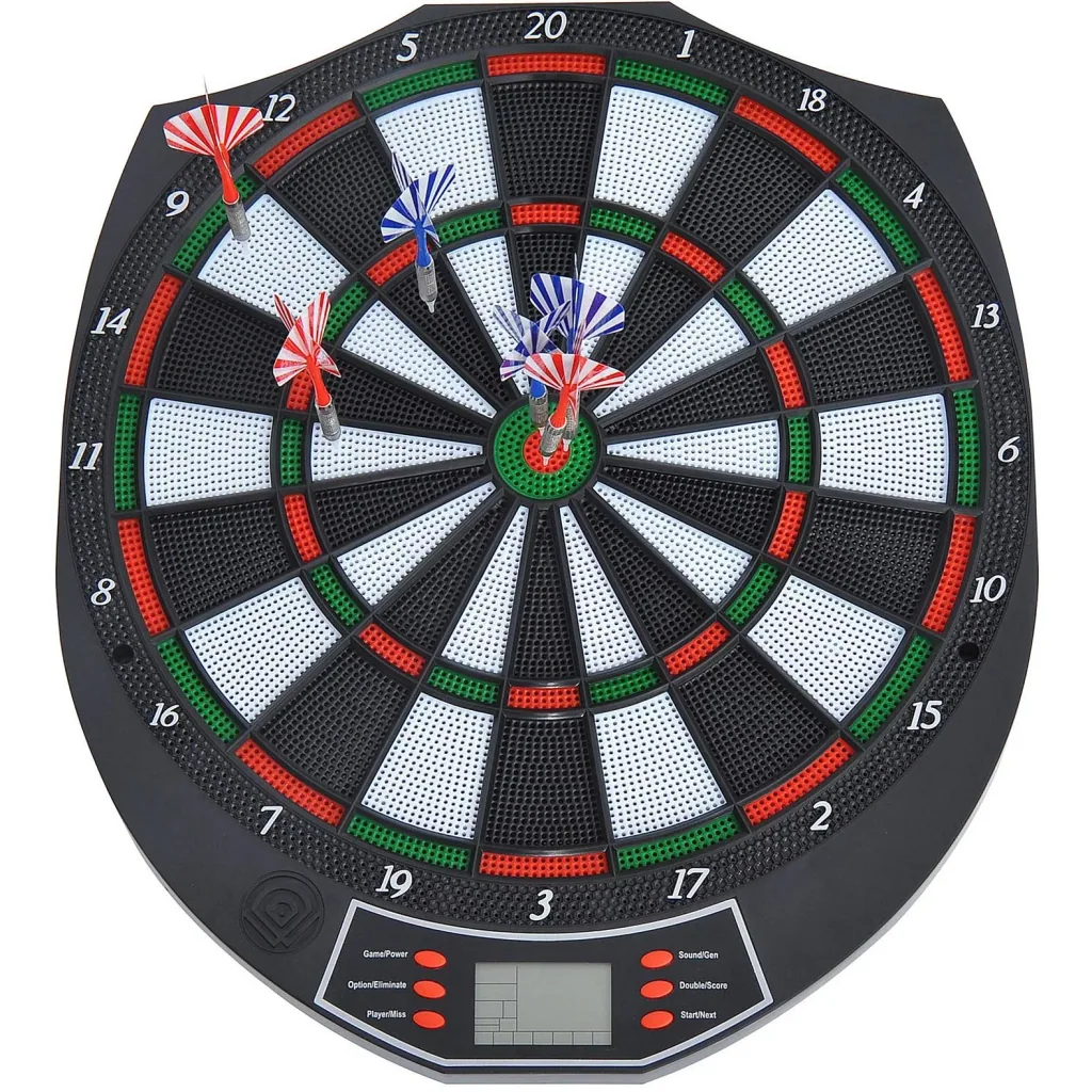 Elektronische Dartscheibe Dartboard soft Dart inkl. 6 Pfeile