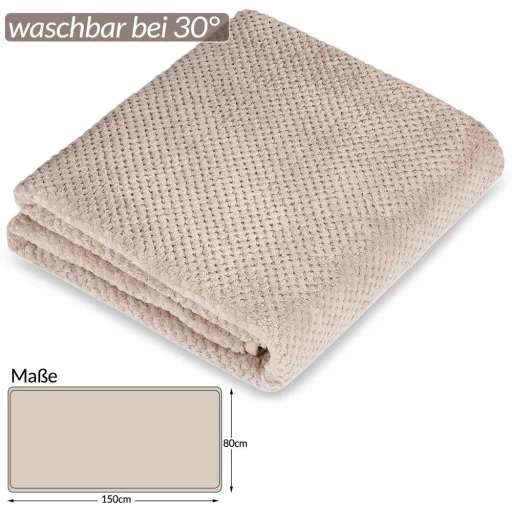 Heizdecke 3-lagig 7 Heizstufen - 150x80cm