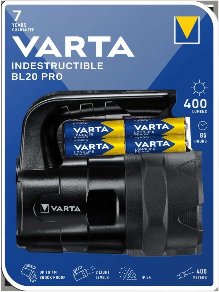 LED Handscheinwerfer - BL20 Pro Indestructible, stoßabsorbierend, wasser- und staubgeschützt