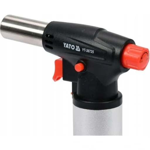 Crème brulee Brenner mit Nachfüllgas - mit Piezo-Zündung - 200W - mit Sperrfunktion