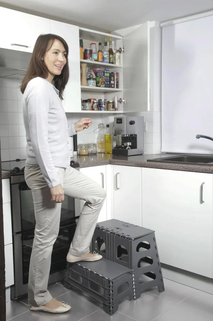 Klappschemel, 2 Stufen 130 KG Traglast