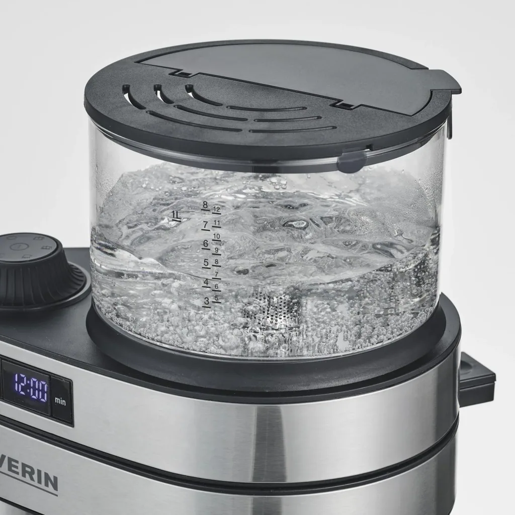 Kaffeemaschine „Caprice“, KA 5760, Silberfarben/ Schwarz