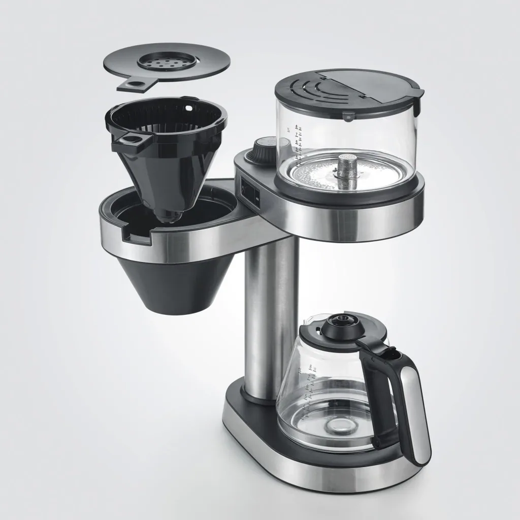 Kaffeemaschine „Caprice“, KA 5760, Silberfarben/ Schwarz