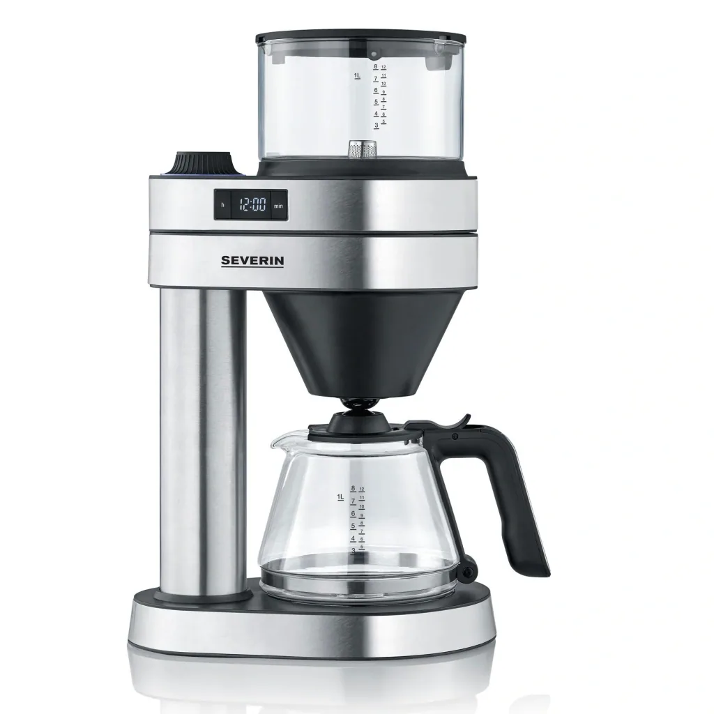 Kaffeemaschine „Caprice“, KA 5760, Silberfarben/ Schwarz