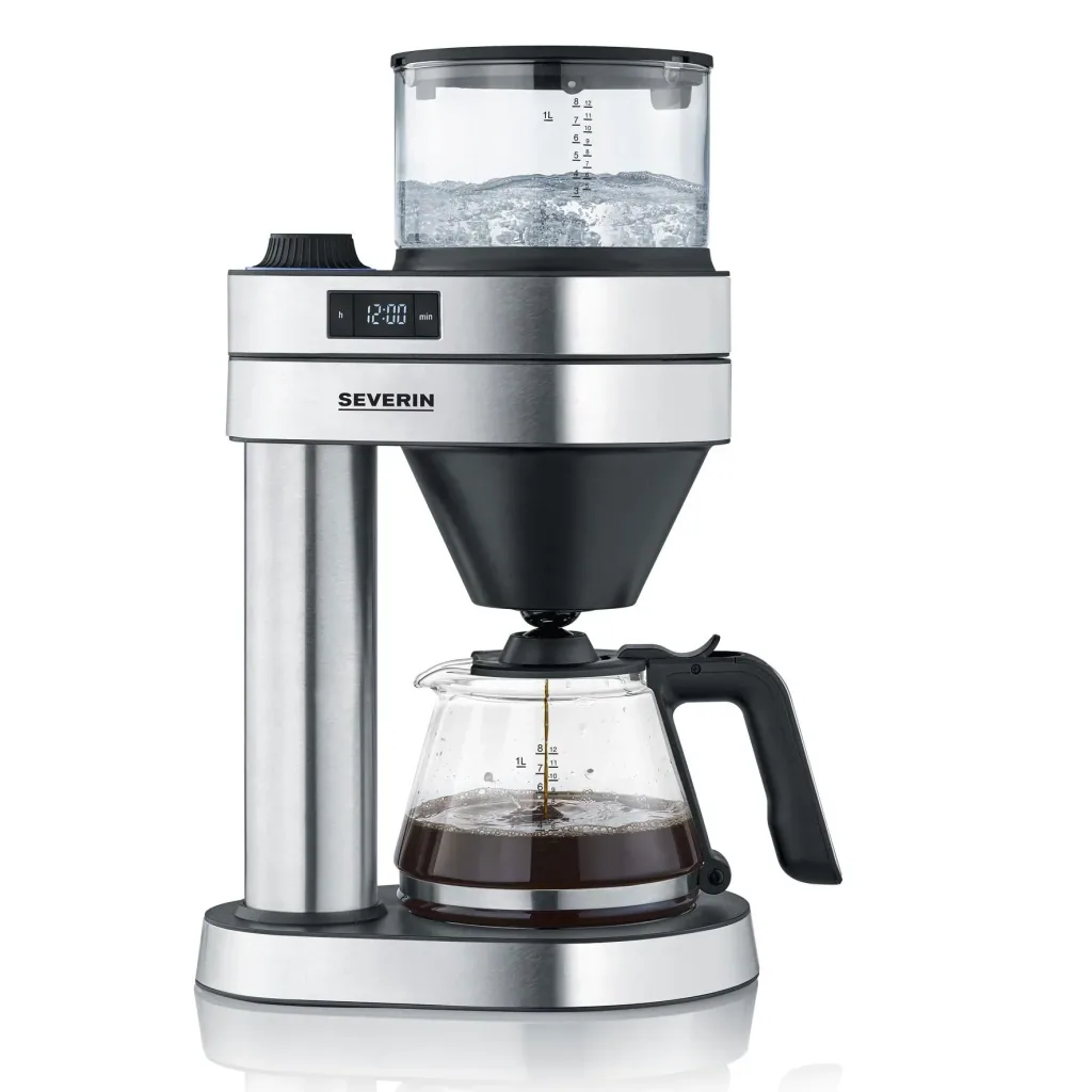 Kaffeemaschine „Caprice“, KA 5760, Silberfarben/ Schwarz