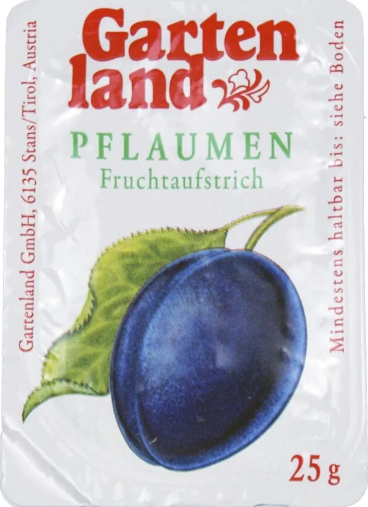 Frühstückskörbchen gefüllt mit Honig und Konfitüre, 30-teilig