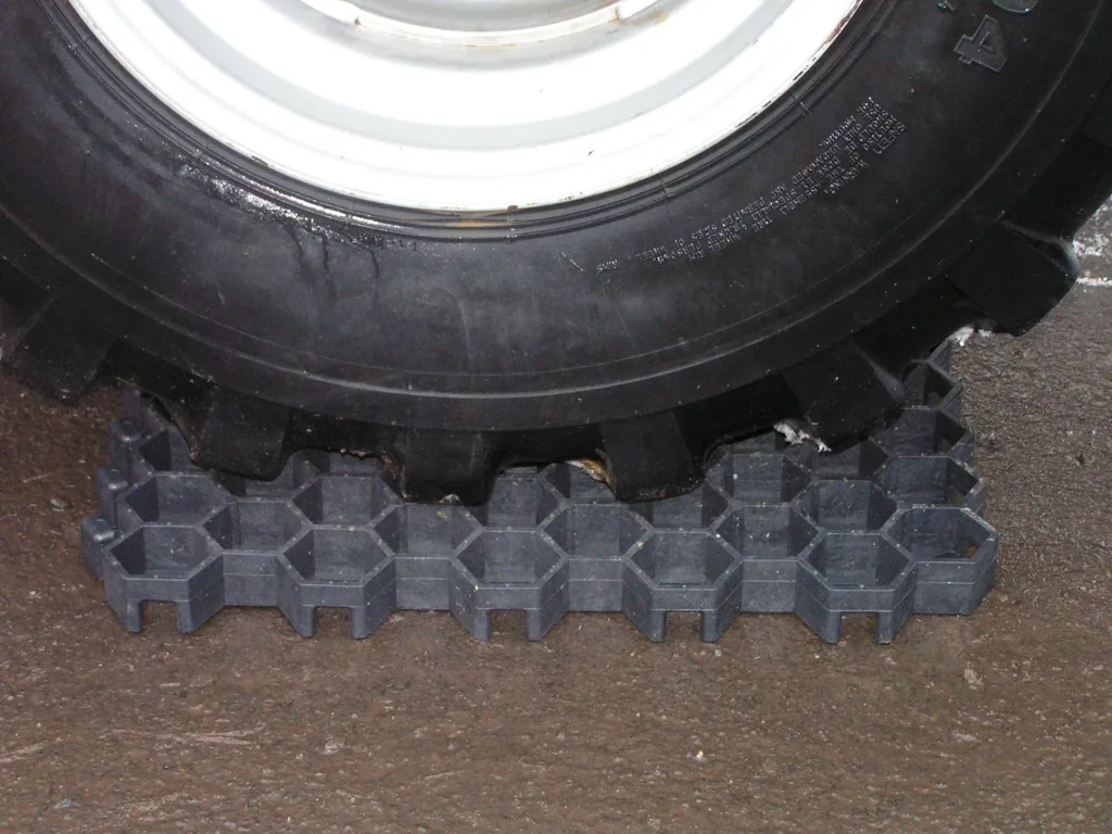 Paddockplatten 5 Stück = 1 m², schwarz