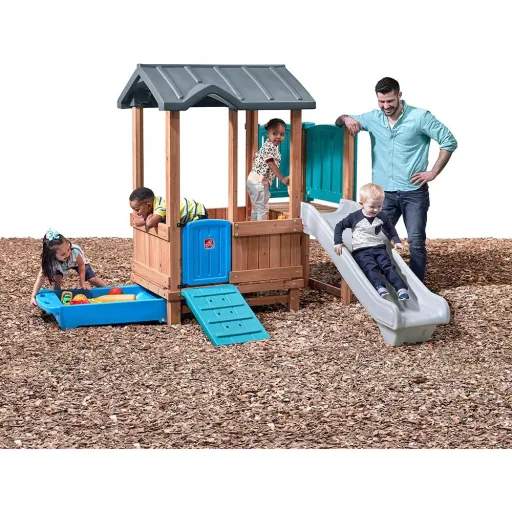 Woodland Adventure Playhouse & Slide