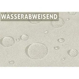Sonnenschirm aus Aluminium - Ø 300cm - mit Girlande beige