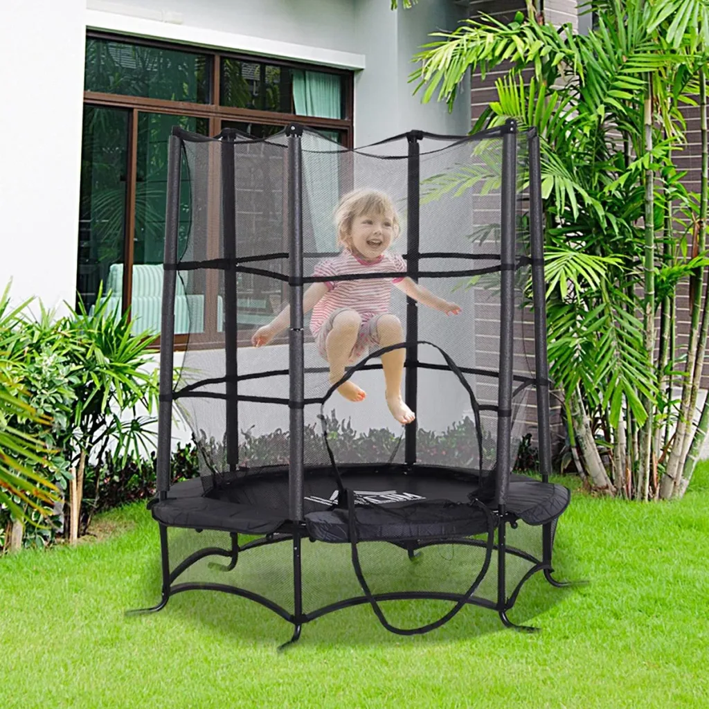 Trampolin für Kinder schwarz