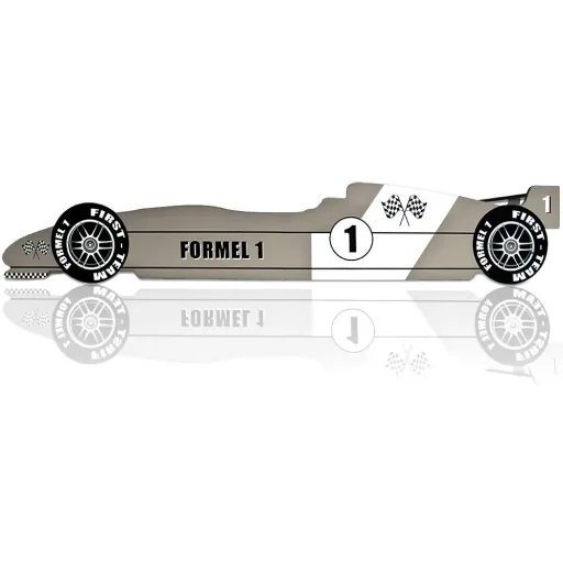Kinderbett Formel 1 Silber
