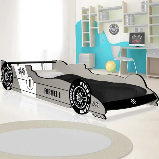 Kinderbett Formel 1 Silber