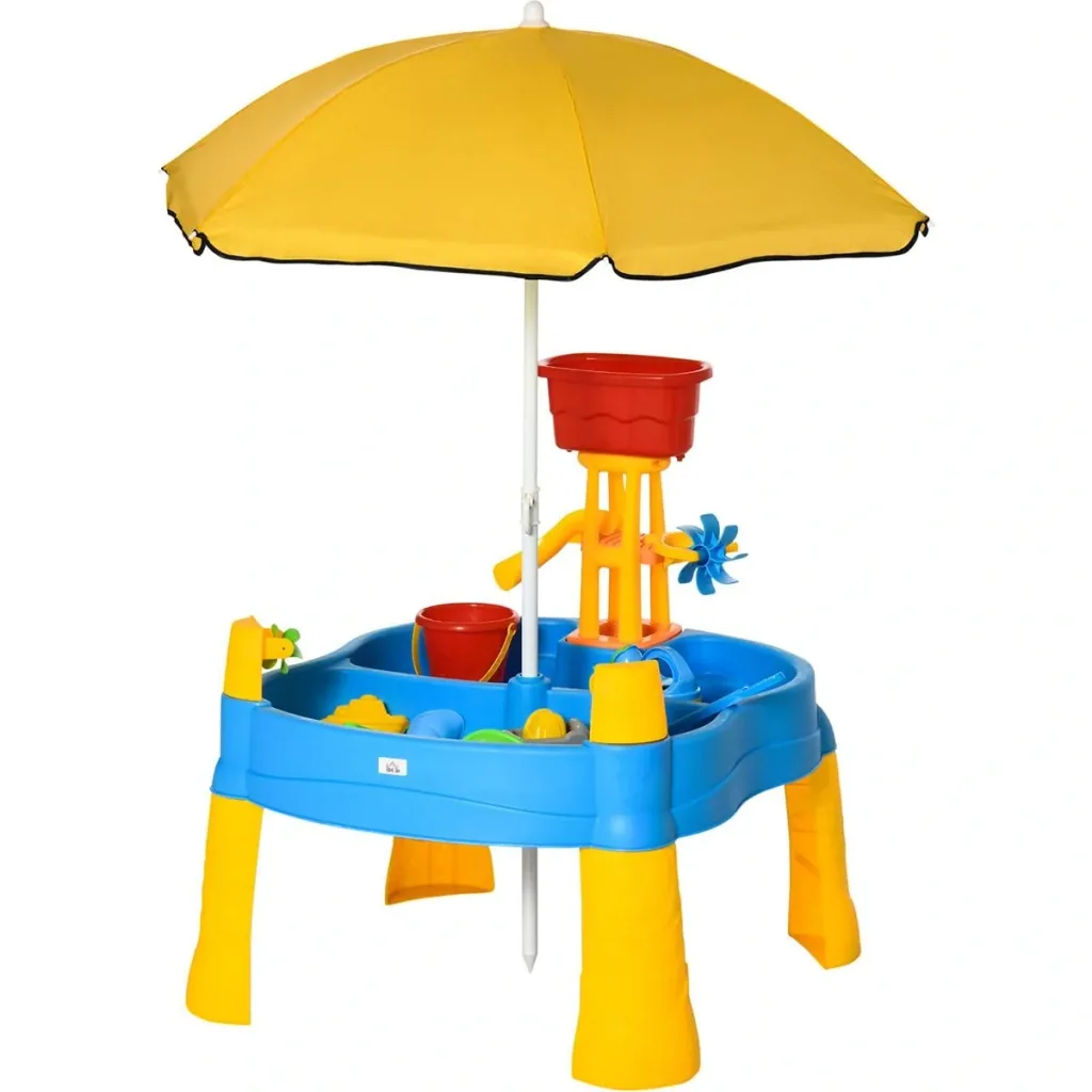 Spieltisch-Set 25-teilig - Kunststoff - 72,5 x 78 x 81,5 cm
